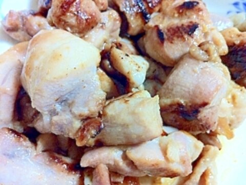 【簡単】鶏もも肉の塩焼き